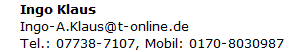 adresse Klaus
